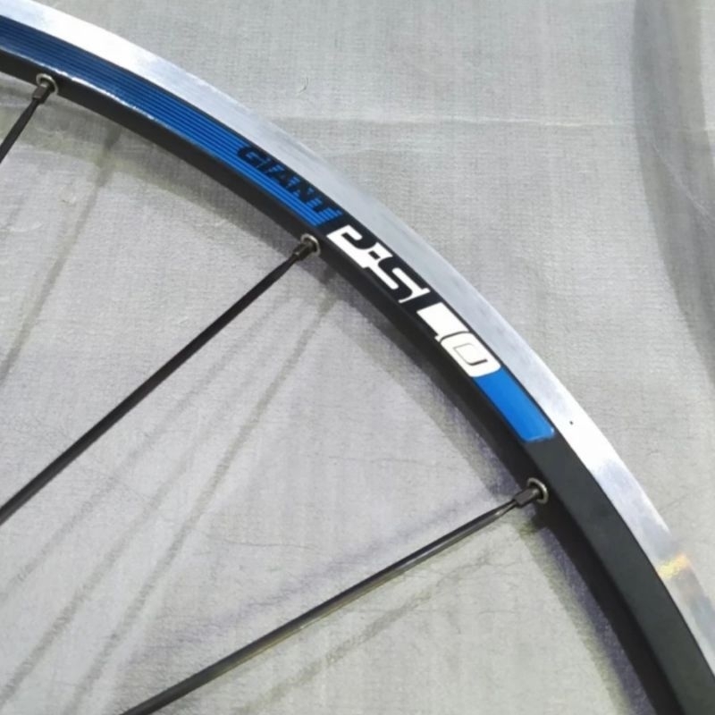 Wheelset Giant P-SL0 700c Rim Brake Alloy Wheelset Ringan NOS Original