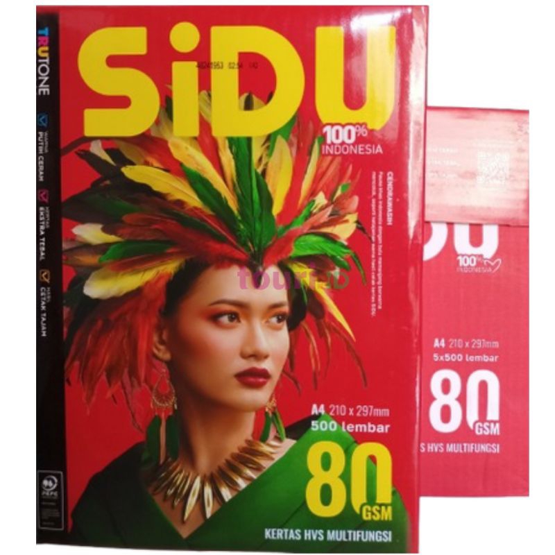 

[1 rim] HVS SiDU A4 F4 80 gsm