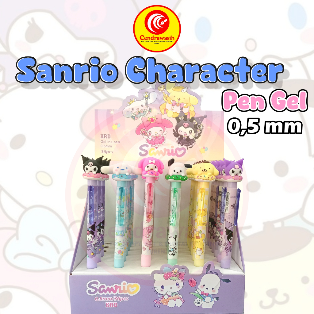 

BOLLPOINT GEL SANRIO CHARACTER/PEN GEL SANRIO/PEN GEL LUCU KRD-0567