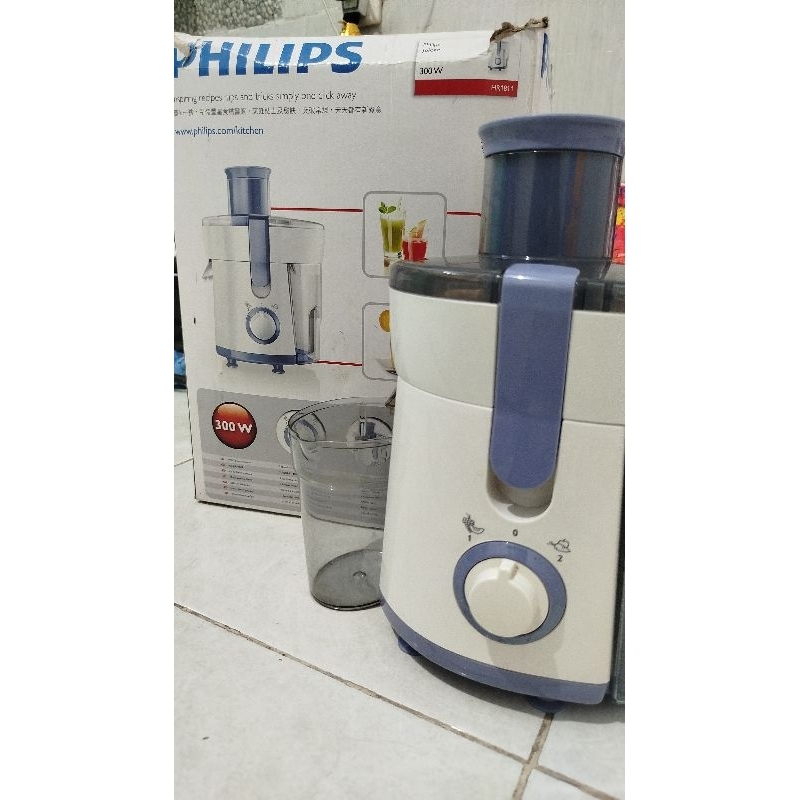 Juicer Philips 300WATT (HR1811) kapasitas 0.5L Second