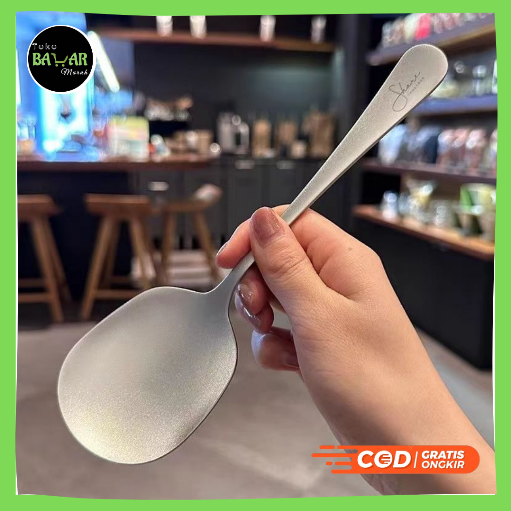 Centong Sayur Premium Stainless Steel 304 / Centong Sayur Lauk Nasi Premium Tebal Tahan Karat