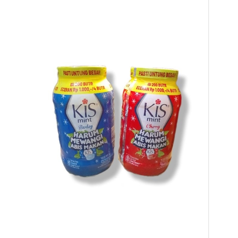 

Permen Kis Mint Kemasan Toples isi 200 Butir/500g