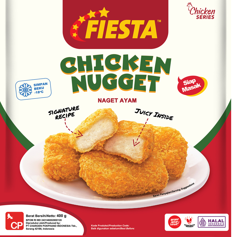 

Fiesta Chicken Nugget / Fiesta Ayam Chicken 400 Gr