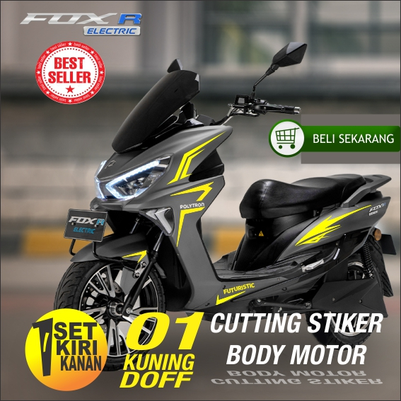 stiker cutting body motor listrik polytron FOX R Cutting semua ready