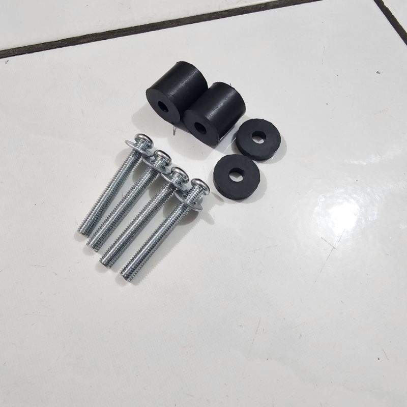 Docilworks baut visor dan spacer karet winshield nmax new old