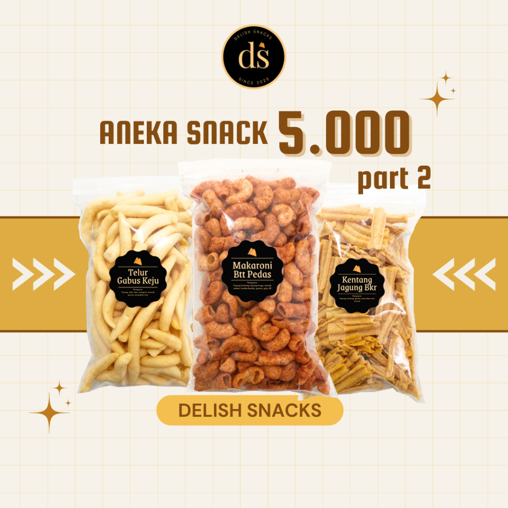 

[DELISH SNACKS] Aneka Snack Serba 5.000 PART 2 / Cemilan Camilan 5 Ribu / Makanan Ringan