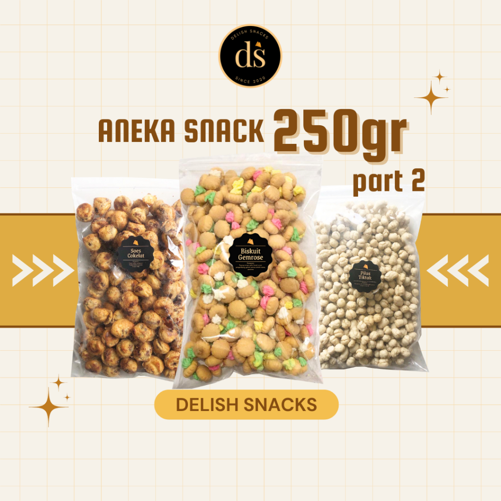 

[DELISH SNACKS] Aneka Snack Grosir 250 Gram Part 2 / Grosiran Kiloan / Cemilan Camilan Murah Enak