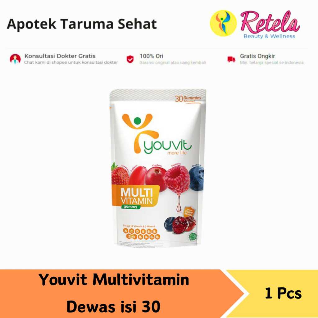 Youvit Multivitamin Dewasa 30`