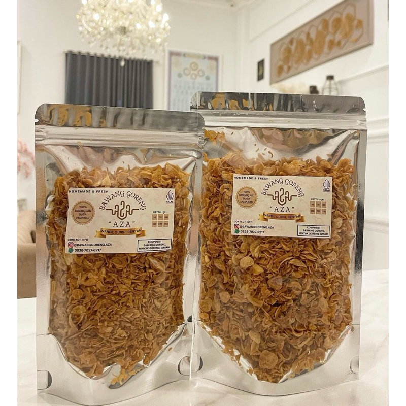 

BAWANG GORENG AZA ASLI ziplock 100gr