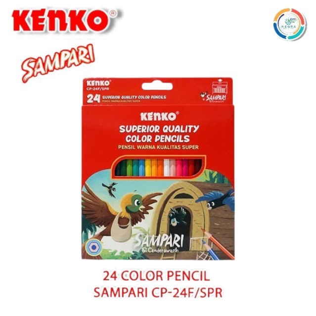 

Kenko Sampari Pensil Warna Panjang Color Pencil CP-24F SPR | @ 1Set