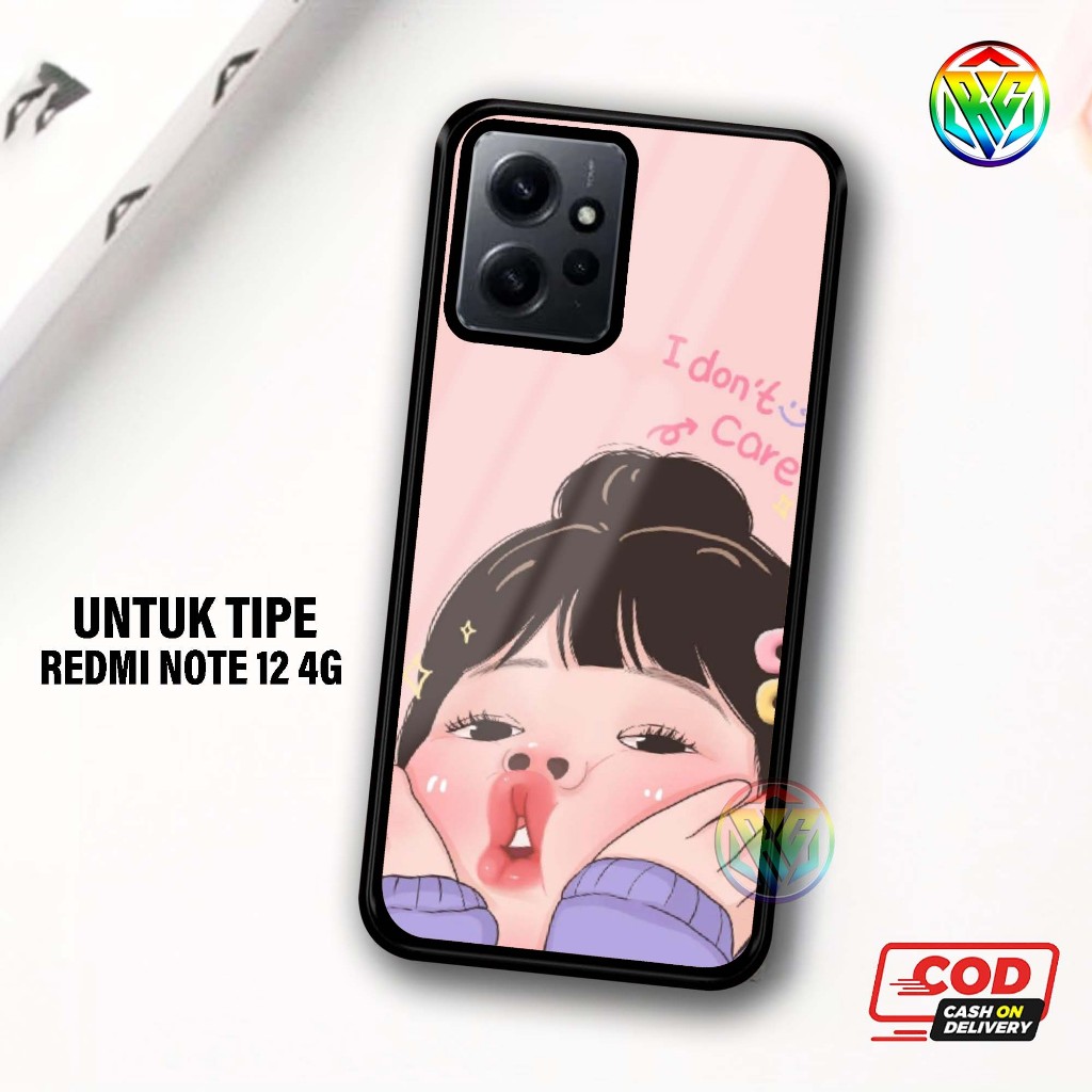 Real Case Xiomi Redmi NOTE 12 4G Terbaru Case kilau - New Case Glossy casing Hp Xiomi Redmi NOTE 12 