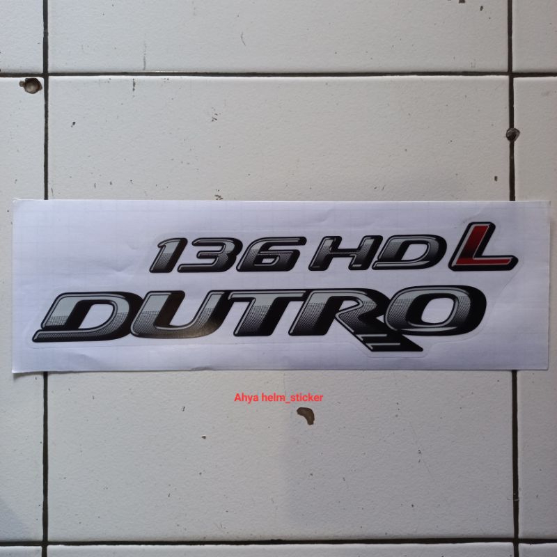 Sticker stiker isuzu elf dutro nmr nlr STICKER ISUZU ELF NMR NLR DUTRO