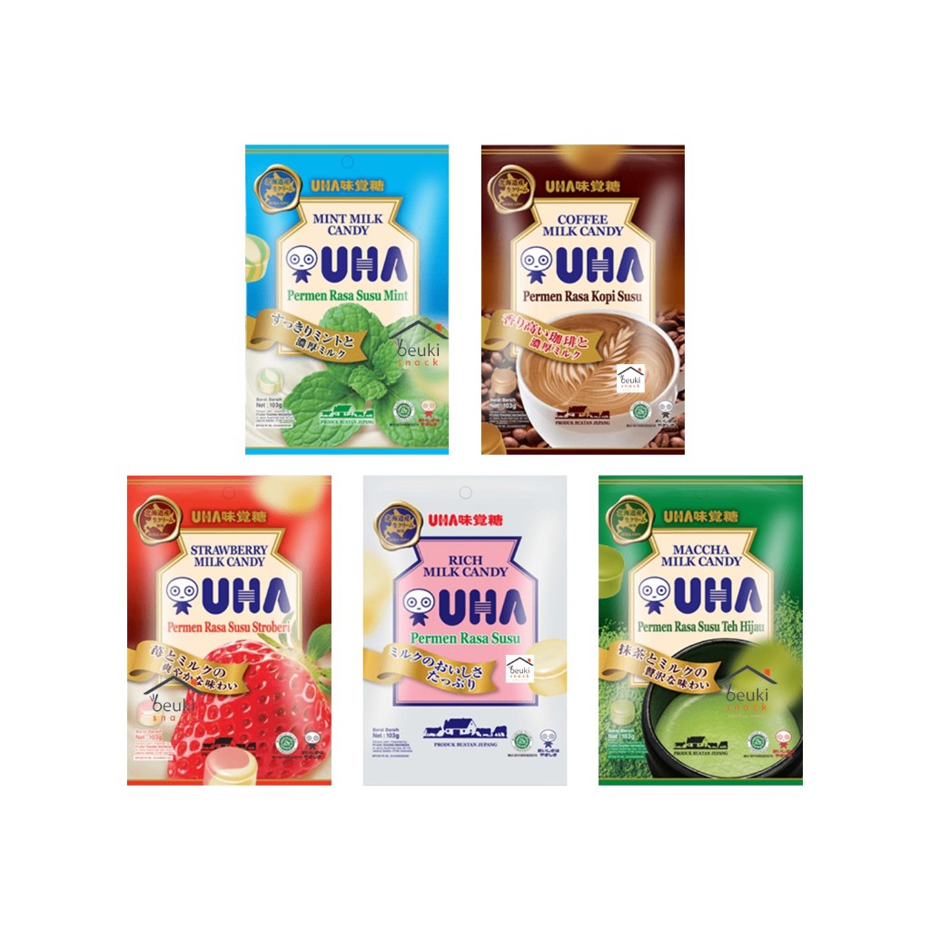 

UHA Permen Susu Jepang Berbagai Varian Pilih Rasa