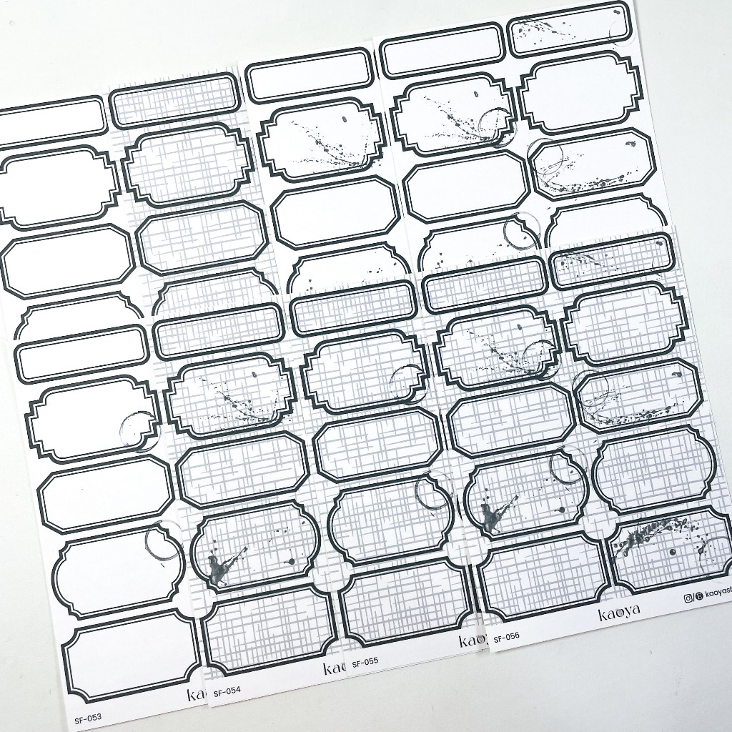 

Vintage Frame Sticker 1 Stiker Journal Jurnal Scrapbook DIY Bujo Dekorasi Toploader by KaoyaShop