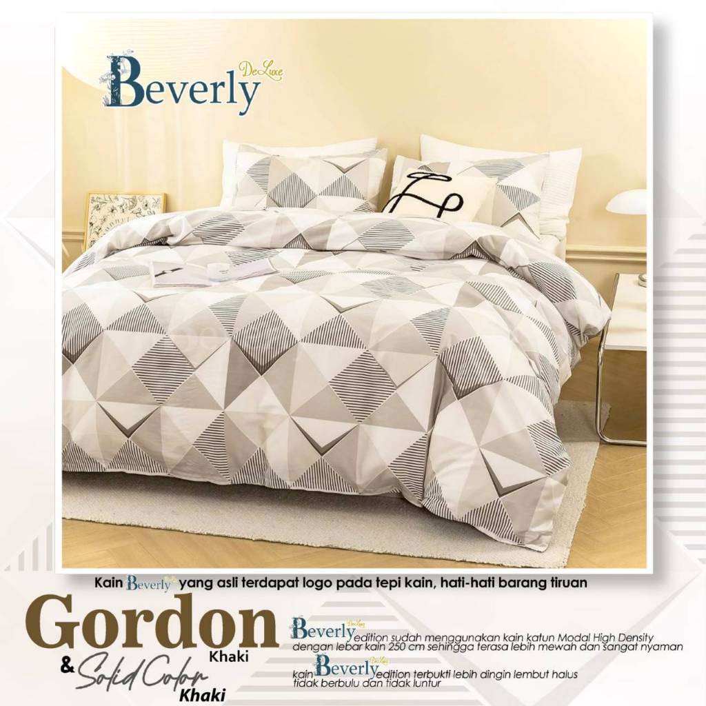 Sprei Katun BEVERLY GORDON | Sprei Home Industri dari Katun CVC Premium | Sprei Uk.90,100,120,160,18