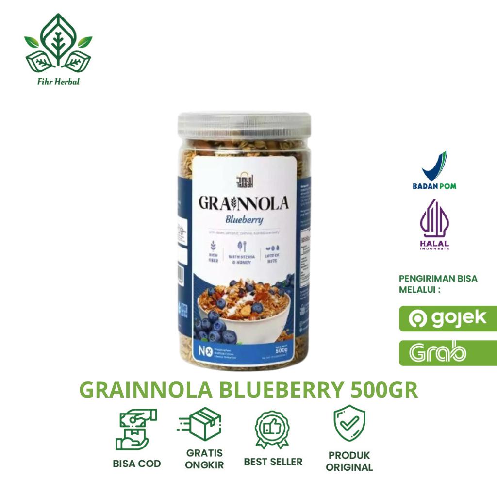 

Grainnola Timur Tengah - Granola Blueberry Sereal Sarapan Sehat