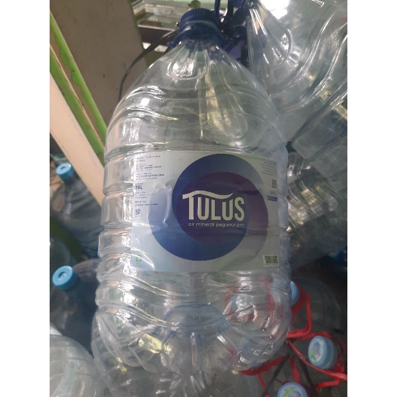 Galon Bekas Air minum Tulus 16 l Amidis 15 L Kosong Bersih Tebal dan Kuat