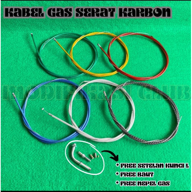 Tali gas spontan 200 CM universal klx-mio-beat-nouvo-vario-satria fu-ninja-vixion