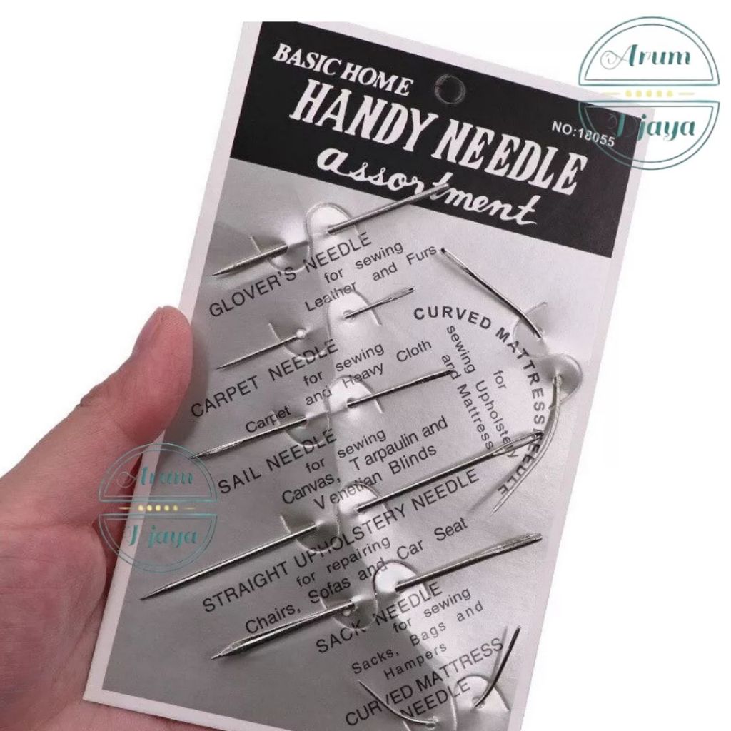 Jarum Jahit Tangan Kerajinan Kulit Premium Jarum Jahit Sofa Jok Tas 18055 Leather Craft