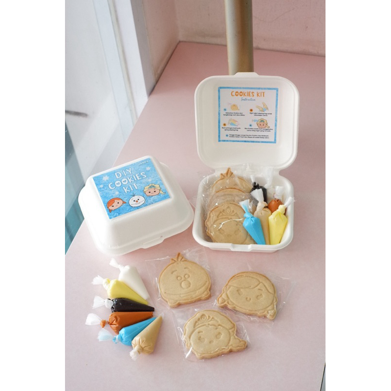 

DIY BUTTER COOKIES-OLAF FROZEN-DECORATING KIT COOKIES KARAKTER