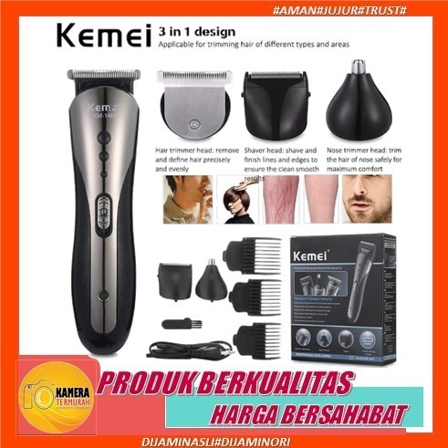 Alat Cukur Rambut Elektrik Bulu Jenggot Kemei Alat cukur rambut elektrik charger Clipper Charger
