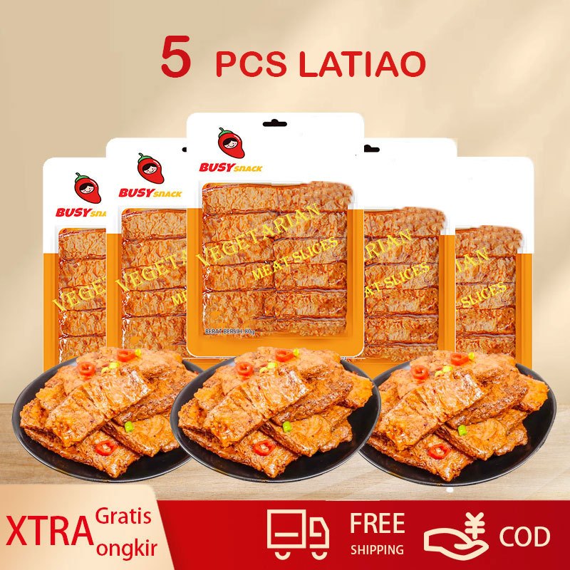 

Busy Snack - [5 pcs][HALAL] WLM Gluten Snack High Protein | Camilan Makanan Ringan Tinggi Protein | Latiao Halal