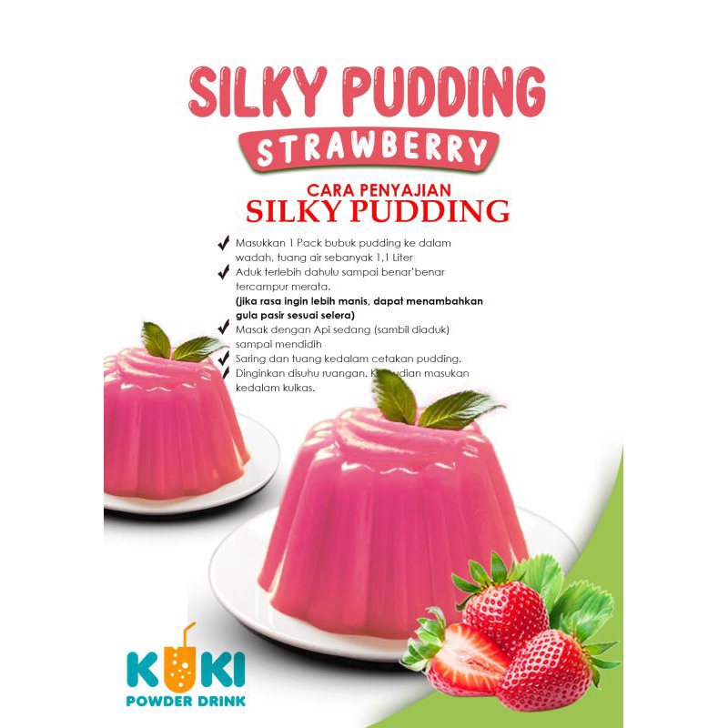 

Silky Pudding Strawberry Premium Halal