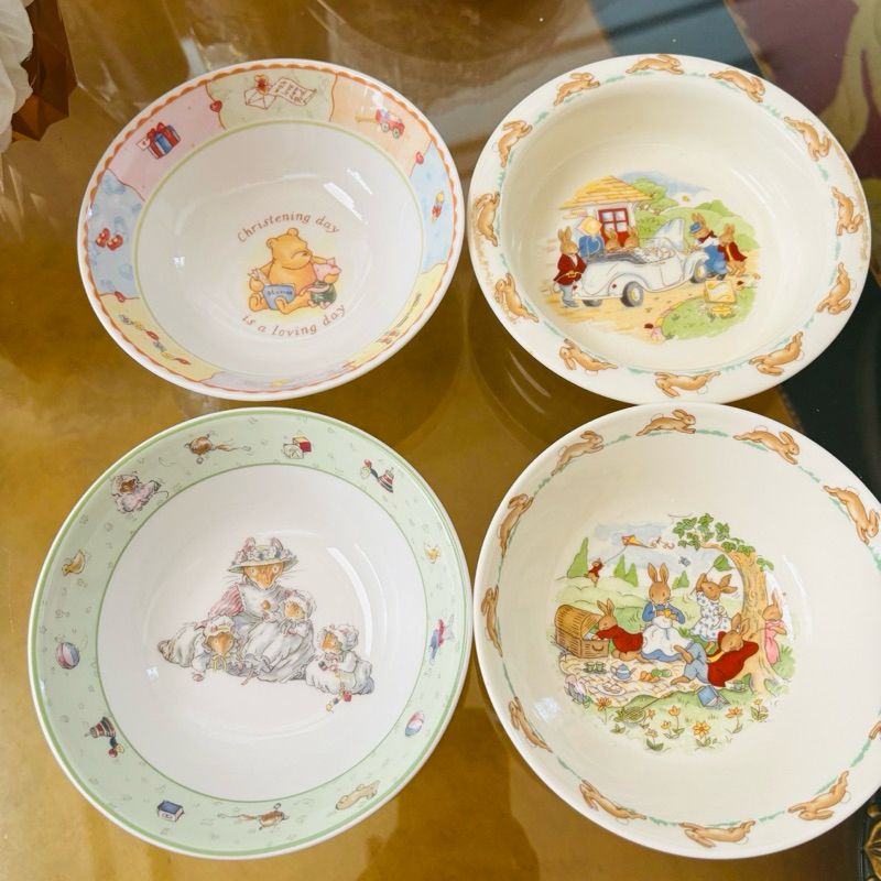 Mangkok Anak Royal Doulton Cereal Bowl Brambly The Pooh Bunnykins