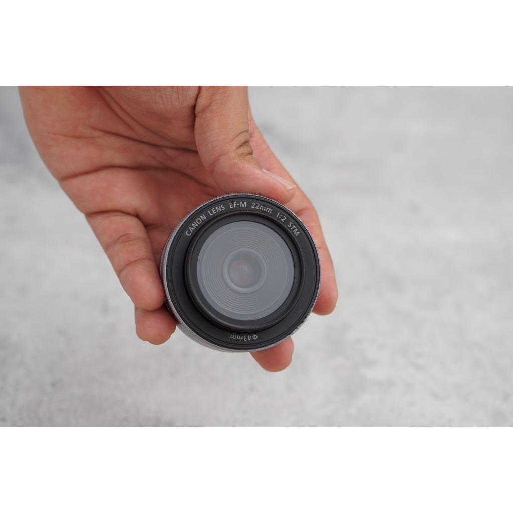 Lensa Fix Mirrorless 22mm F2.0 untuk Canon EOS M M10 M3 M50 M100 M200