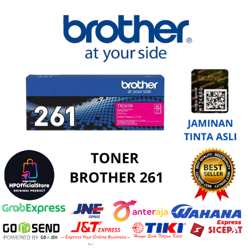 Toner Brother TN 261 Magenta (MFC-9330CDW MFC-9140CDN HL-3170CDW) Original