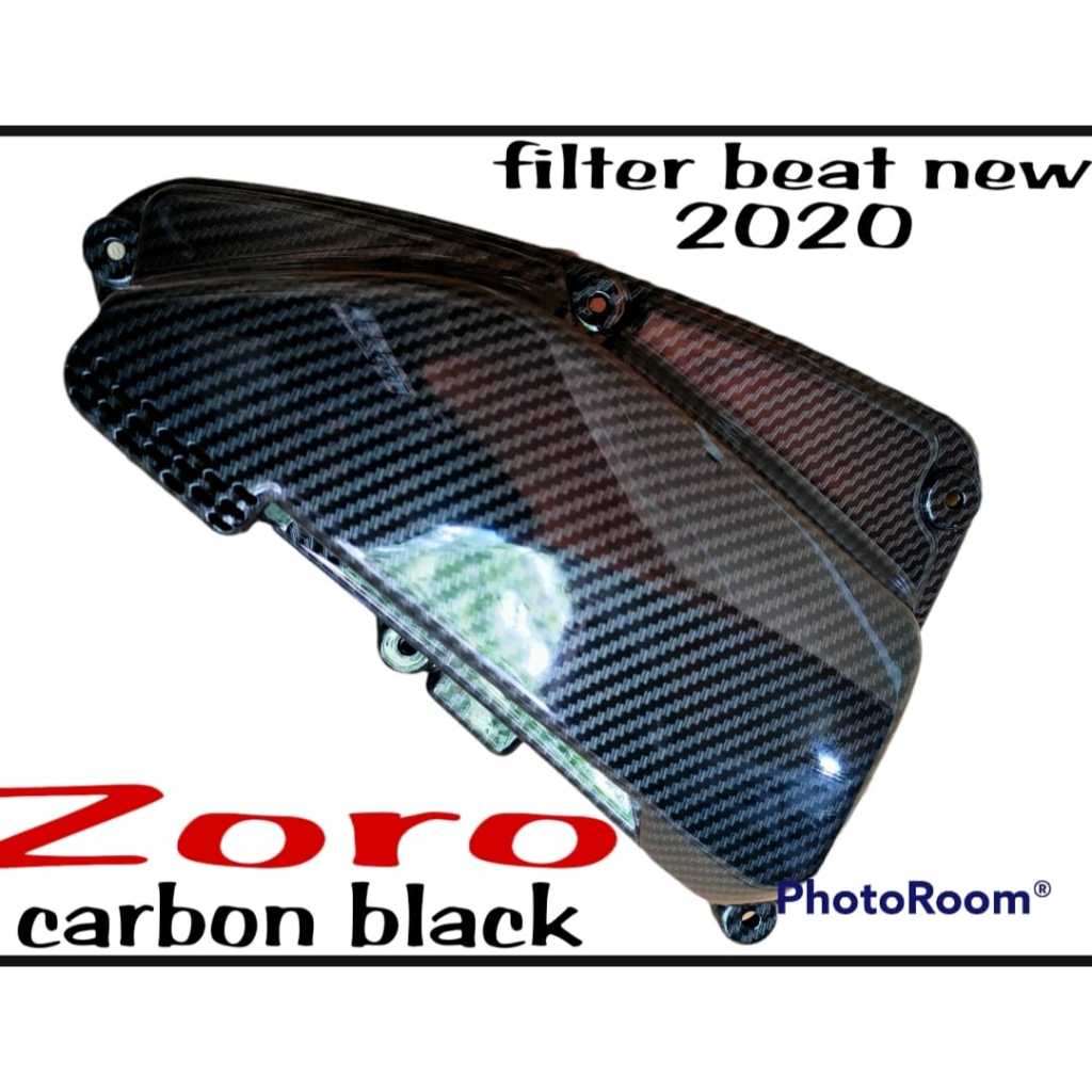 COVER FILTER HAWA BEAT DELUXE 2020-2023 CARBON ZORO / COVER FILTER HAWA KARBON ZORO MOTOR BEAT DELUX