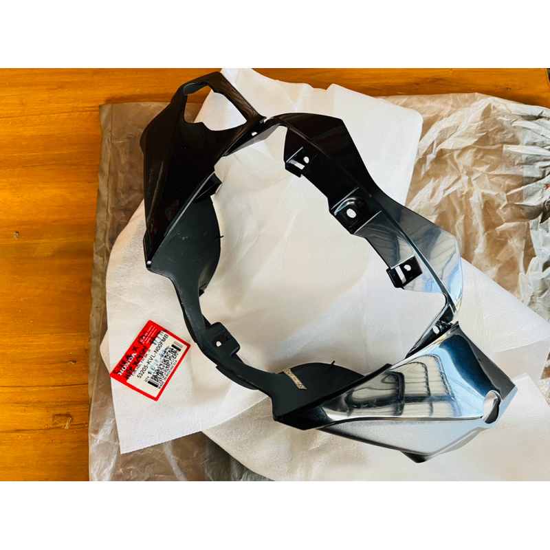 COVER BATOK KEPALA LAMPU REFLEKTOR DEPAN HONDA SUPRA X 125 X125 BATMAN VISOR HITAM ORI ORIGINAL AHM 