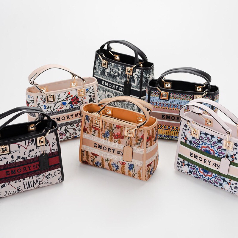 syafniegalery emory Adabelle Series 03EMO 5095 tas top handle wanita tas selempang