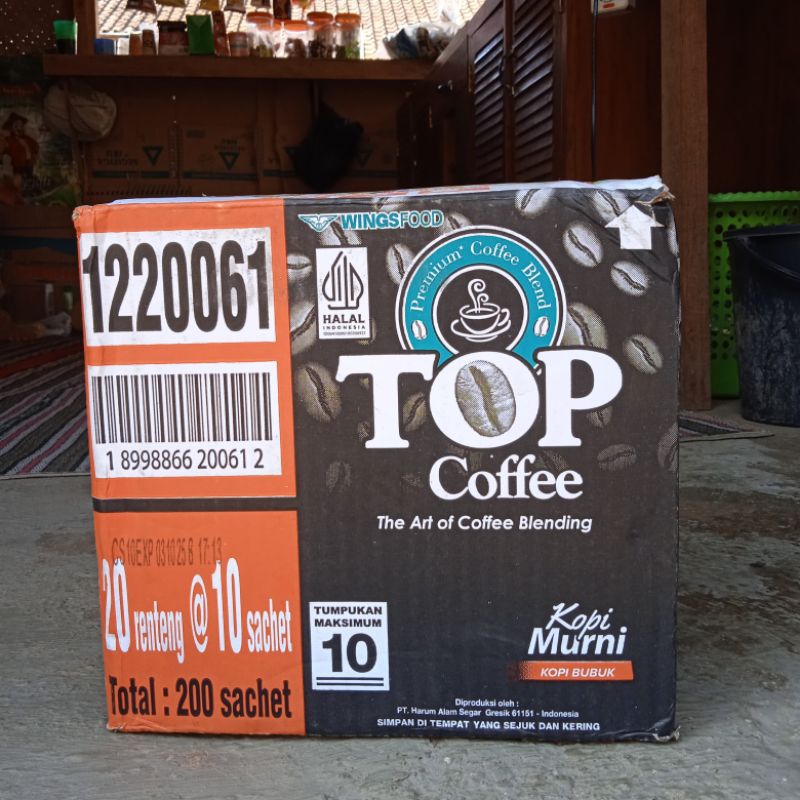 

TOP Coffee Kopi Murni 1 Dus / 1 Karton Top Kopi Mini
