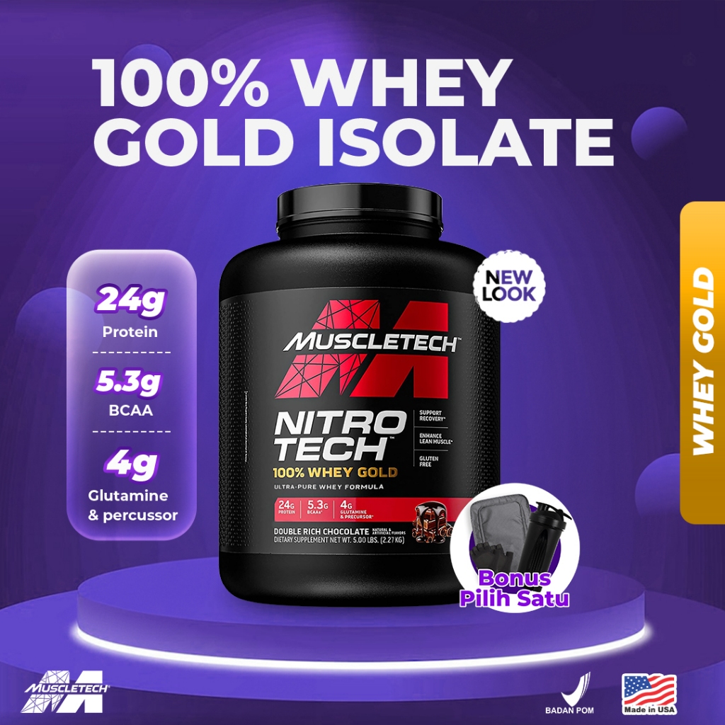 Muscletech Nitrotech Whey Gold 5 Lbs Whey Protein Isolate