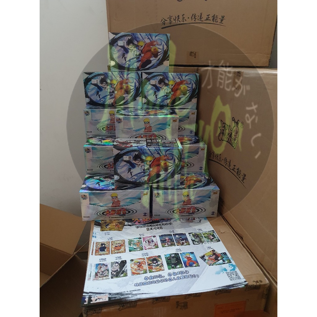 Naruto Kayou T4W2 T4W3 T4W4 T4W5 T4W6 Booster Box TCG CCG Kartu Naruto