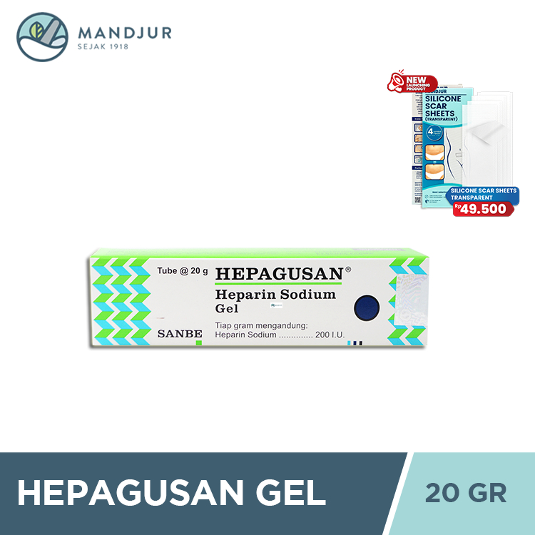 Hepagusan Gel 20 Gr - Gel Pereda Luka Lebam dan Memar