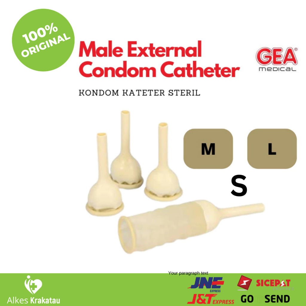 Condom Catheter Gea/ Male External Catheter Condom Gea