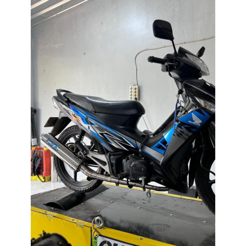 FULLSET KNALPOT SUPRA 125 MODEL STANDAR BY PSM GARAGE