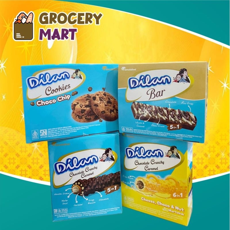 

(BOX) Biskuit DILAN Chocolate Crunchy Caramel Cookies Choco