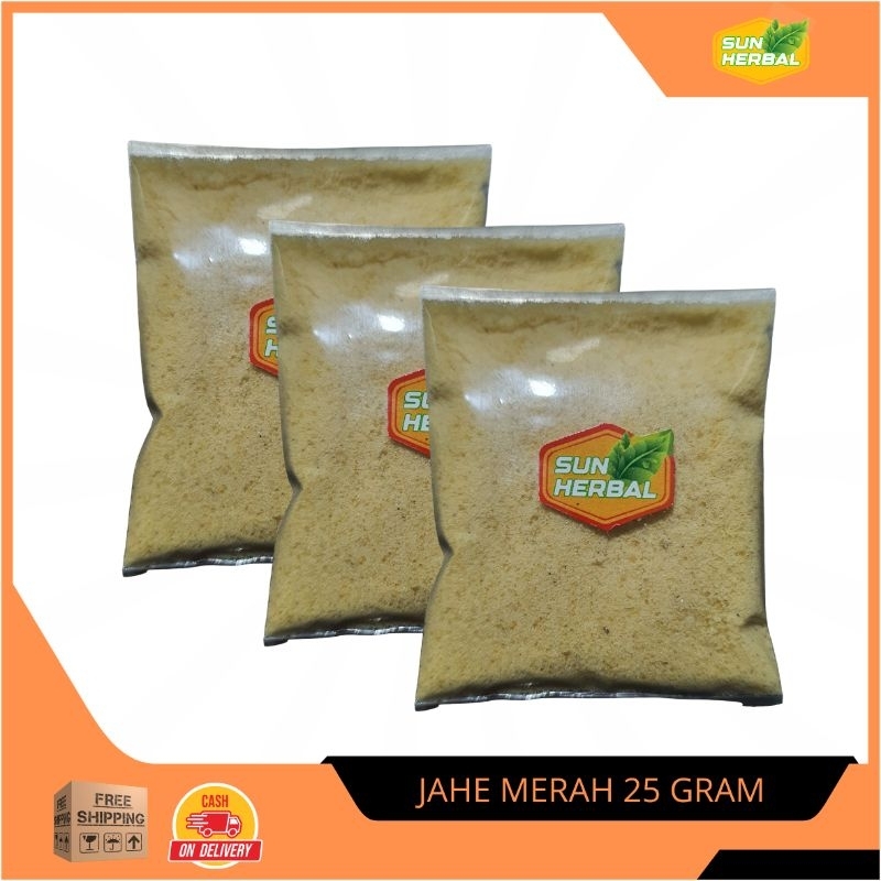 

Jahe Merah Instan 100% Asli Tanpa Pengawet | SunHerbal | 25 Gram