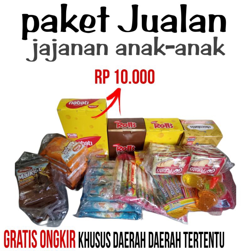 

Paket Jualan Jajanan Anak Anak