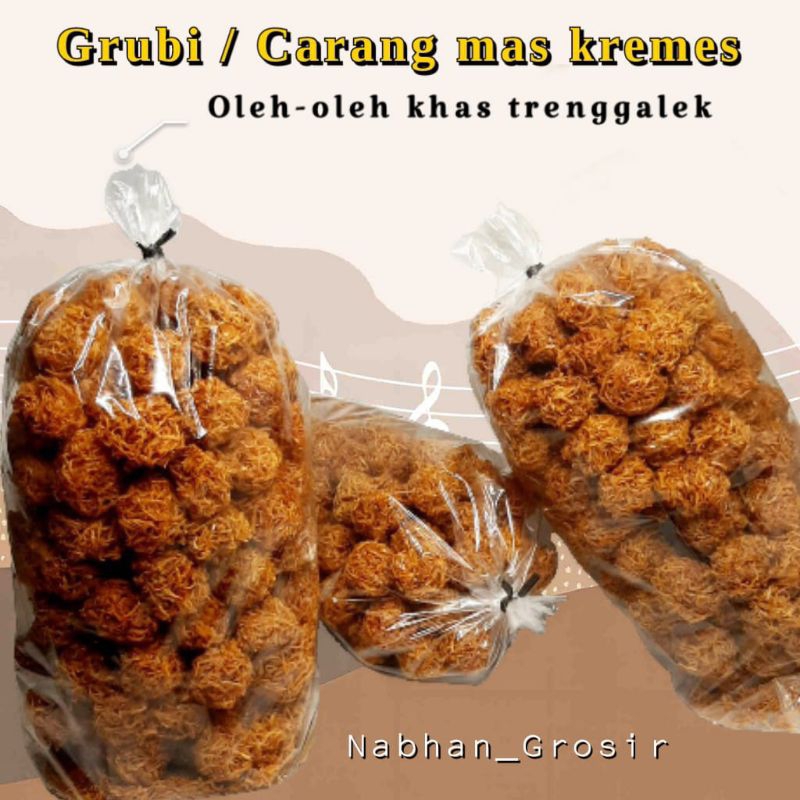 

GRUBI / CARANG MAS KREMES ENAK MANIS 250 GRAM