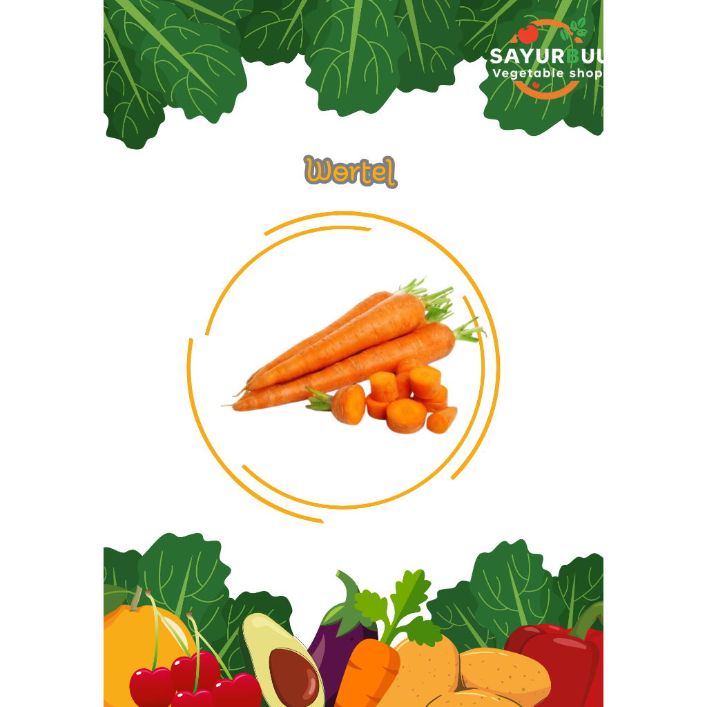 

SAYURBUU Sayuran Wortel Segar 500g