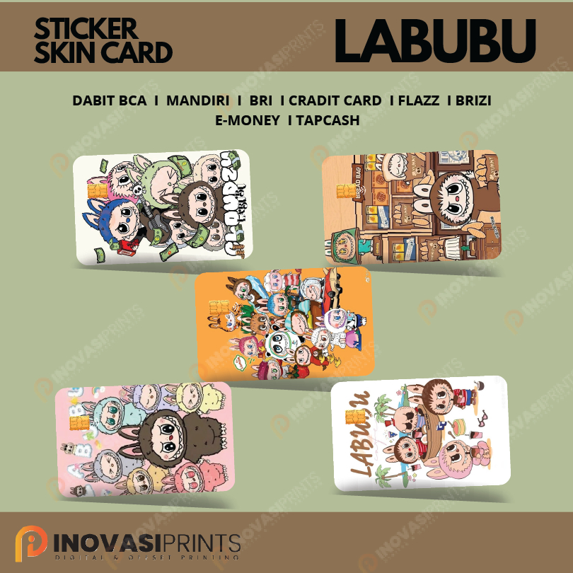 

Card Skin/Sticker Kartu "LABUBU' I high quality | vinyl | murah
