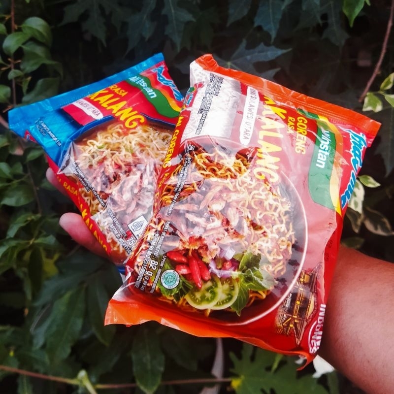 

Indomie Mie Instan Goreng Dan Kuah Rasa Cakalang 82gr