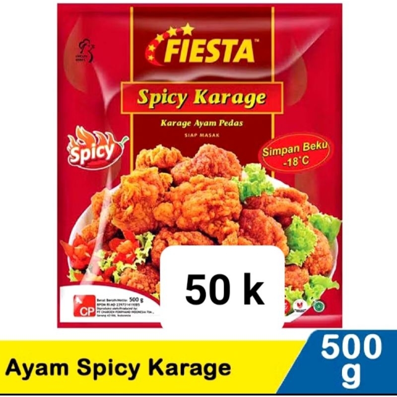 

spicy karage ayam tepung pedas