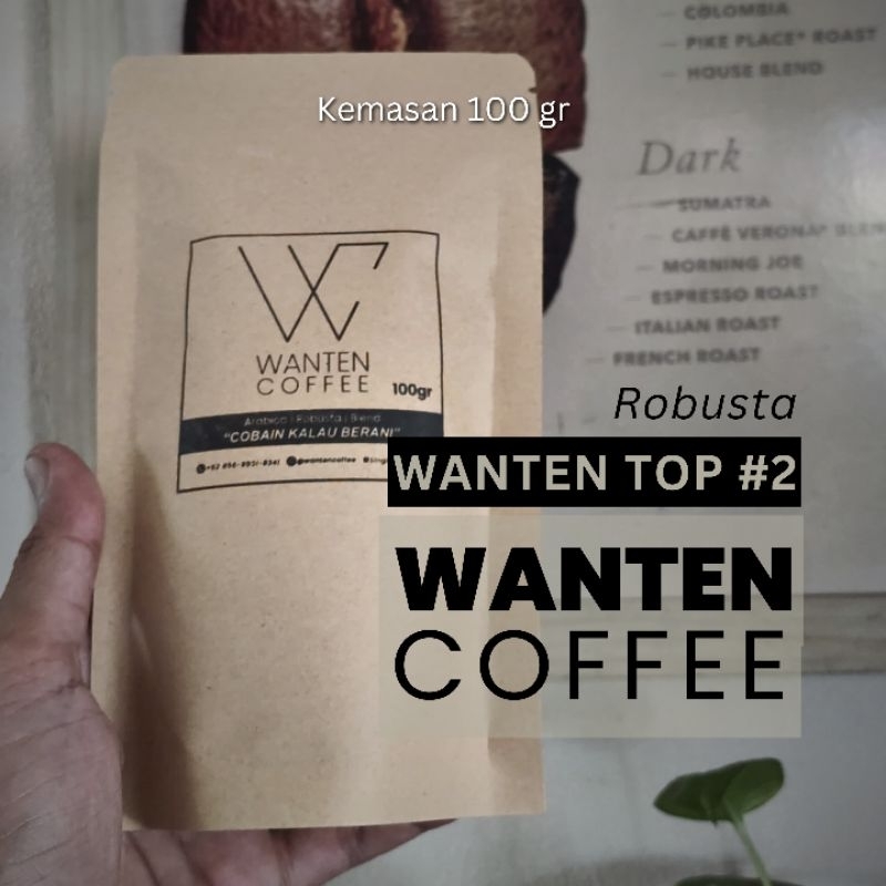

Robusta House Blend | Wanten Top #2 | 200 gram