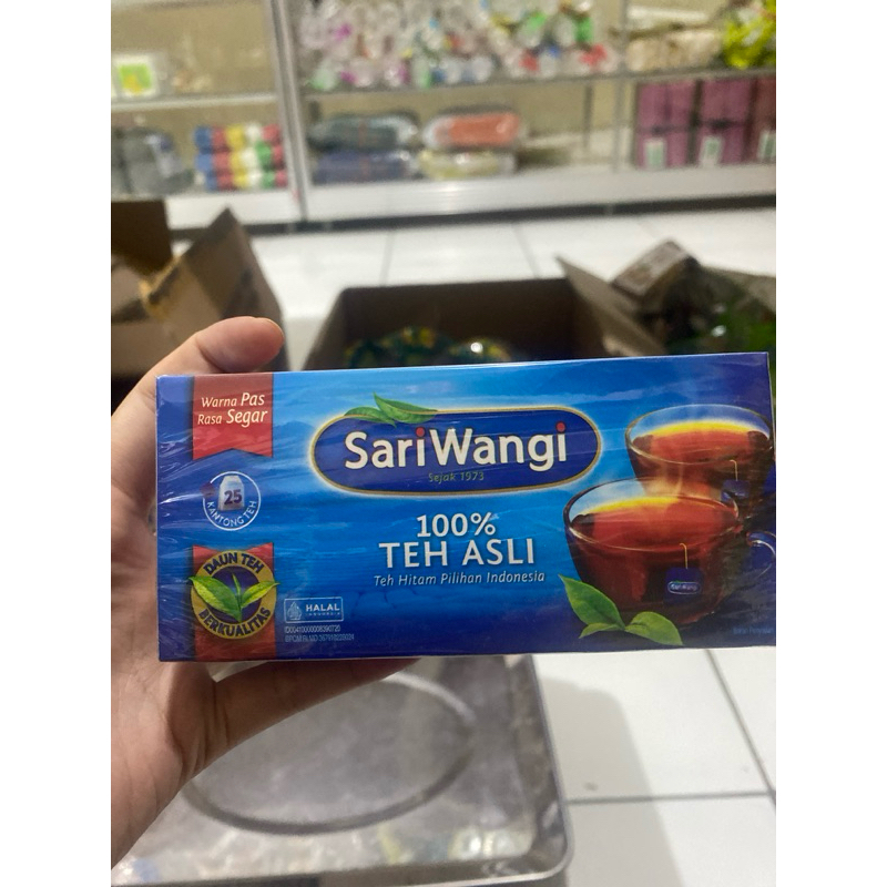 

Teh sariwangi isi 25 kantong