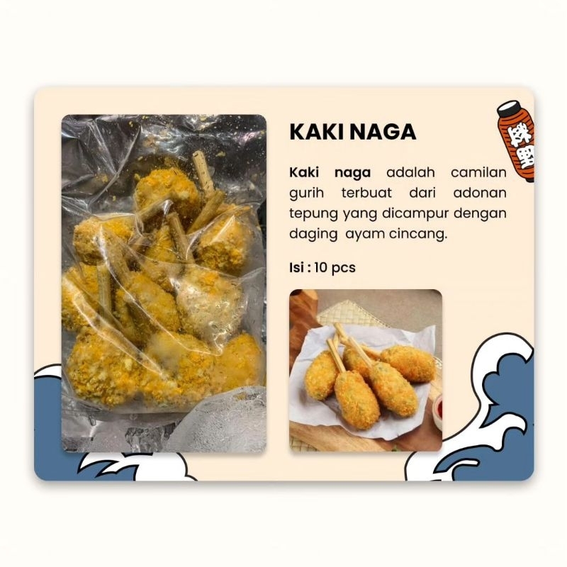 

kaki naga nugget bento